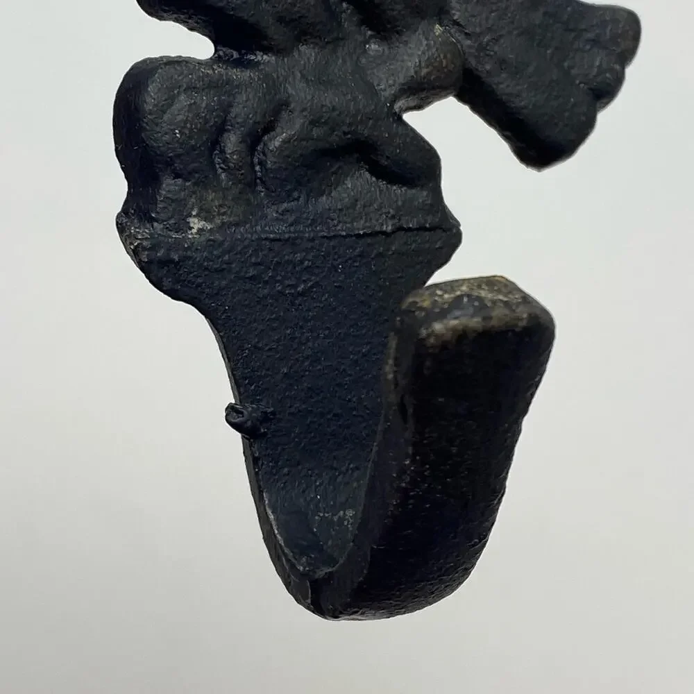 Federal Style Black Cast Iron Flying Eagle‎ Towel Robe Hat Coat Keys Hook JM172